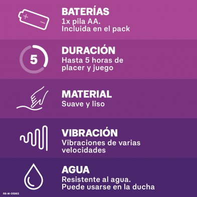 Durex Vibrador Intense Orgasmic Pure Fantasy, Dildo Consolador Clítoris Mujer