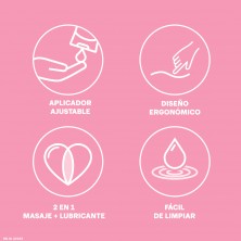 Durex Play Massage 2 en 1 Gel de Masaje Erótico y Lubricante Estimulante con Aloe Vera 250 ml