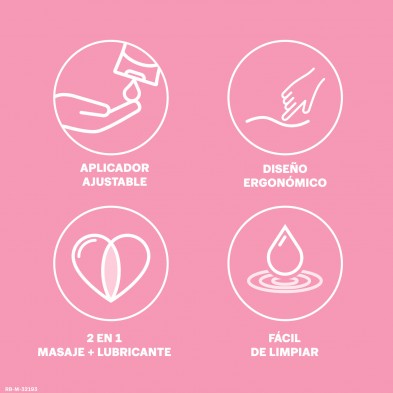 Durex Play Massage 2 en 1 Gel de Masaje Erótico y Lubricante Estimulante con Aloe Vera 250 ml