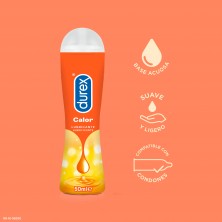 Durex Anillo Vibrador Intense Orgasmic Diablillo Estimulador Clítoris + Durex Lubricante de Base Agua Efecto Calor - 50ml