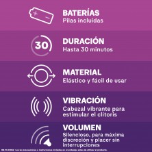 Durex Anillo Vibrador Intense Orgasmic Diablillo Estimulador Clítoris + Anillo de Placer para el Pene + Gel Intense Orgasmic