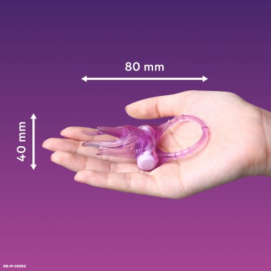 Durex Anillo Vibrador Intense Orgasmic Diablillo Estimulador Clítoris + Massage 2 en 1 Gel de Masaje Erótico con Aloe Vera