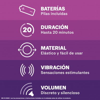 Durex Anillo Vibrador Intense Orgasmic Vibrations Estimulador + Play Massage 2en1 Gel de Masaje Erótico y Lubricante  200 ml