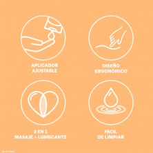 Lubricante Durex Play Massage 2 en 1 Gel de Masaje Corporal Erótico y Estimulante con Guaraná 2x200 ml