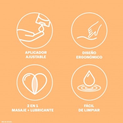 Lubricante Durex Play Massage 2 en 1 Gel de Masaje Corporal Erótico y Estimulante con Guaraná 2x200 ml