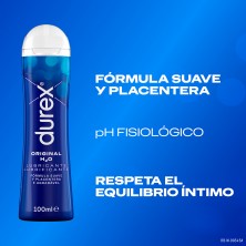 Lubricantes Durex 100ml, para sexo seguro. Naturals H2O, Hidratante, Original, Calor, Frescor. Fresa y Perfect Connection
