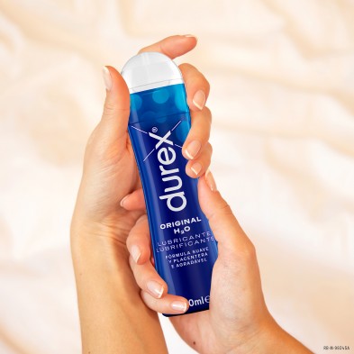 Lubricantes Durex 100ml, para sexo seguro. Naturals H2O, Hidratante, Original, Calor, Frescor. Fresa y Perfect Connection