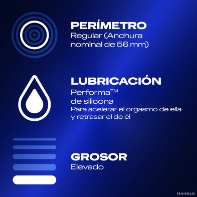 Durex Pack Lubricante Sabor y Aroma Fresa +  Anillo Vibrador Intense Orgasmic Diablillo +  Preservativos Mutual Clímax