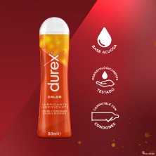 Durex Anillo Vibrador Intense Orgasmic Diablillo Estimulador Clítoris + Lubricante de Base Agua Efecto Calor y Efecto Frío