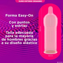 Durex - Pack Placer Intenso - Preservativos Mutual Climax + Durex Preservativos Intense - 24 Condones para Sexo Seguro
