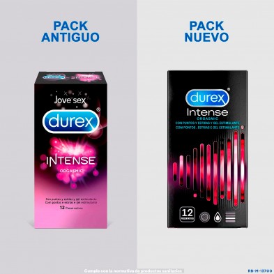 Durex - Pack Placer Intenso - Preservativos Mutual Climax + Durex Preservativos Intense - 24 Condones para Sexo Seguro